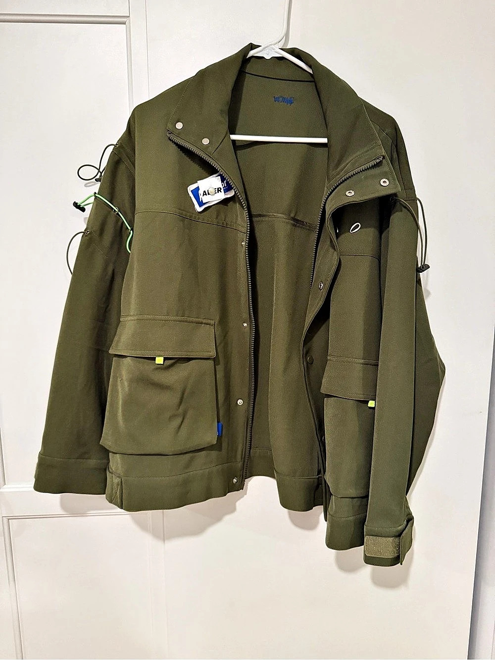 Ader Error Military Field Jacket in Green Like New - Small